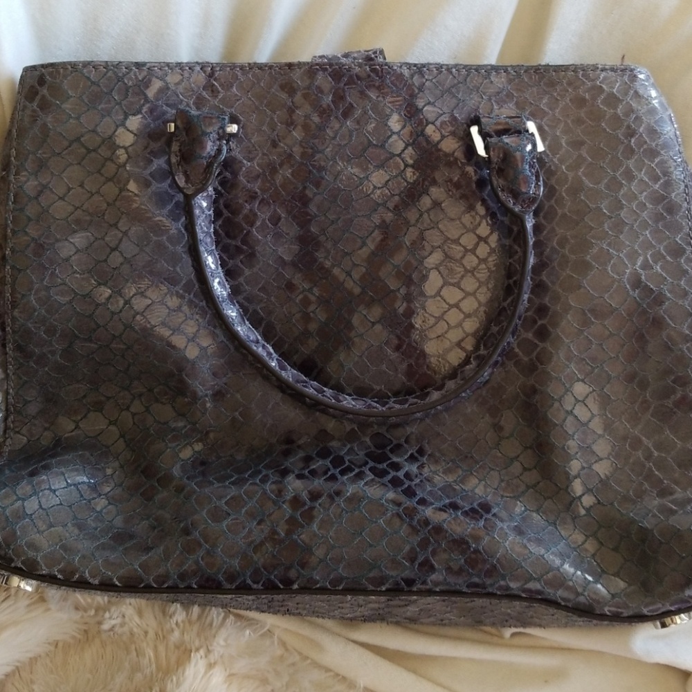 Michael Kors Python Pattern Bag & Wallet Set - image 7
